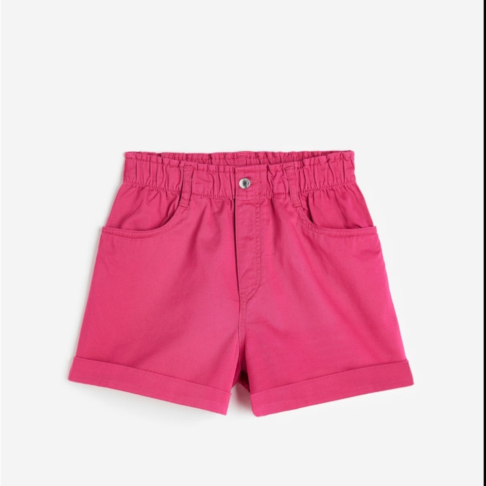 H&M Hot Pink High Waisted Preppy 80’s Shorts